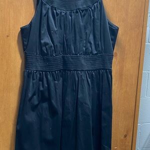 Maurices Black Ruched Halter Sundress Cocktail